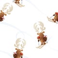 Seamless Skiing Rudolph