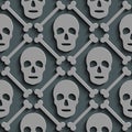 Seamless Skull Pattern