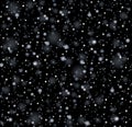 Seamless Snowfall Pattern