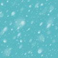 Seamless Snowfall Pattern