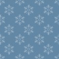 seamless snowflake pattern Royalty Free Stock Photo