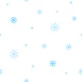 Seamless snowflake repeat pattern