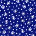 Seamless snowflakes background for winter and christmas design.