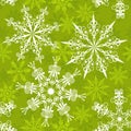 Seamless snowflakes pattern,