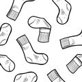 Seamless socks background