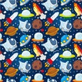 Seamless space pattern