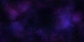 Seamless space tileable background with stars and purple pink and blue nebula. Royalty Free Stock Photo