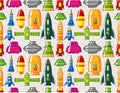 Seamless Spacecraft pattern