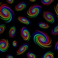 Seamless Spectrum Whirl Pattern