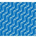 Seamless Spiral Abstract Pattern on Blue