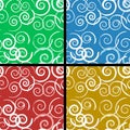 Seamless spiral pattern Royalty Free Stock Photo