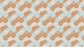 Seamless spiral pattern vector in earth tones. Royalty Free Stock Photo