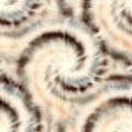 Seamless spiral tie dye pattern for surface design print