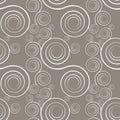 Seamless Spirals and gray brown