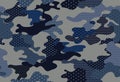 Seamless Spotted Camouflage abstract pattern, Military dot Camouflage repeat pattern design for Army background, printing clothes