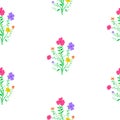 Seamless spring floral pattern Royalty Free Stock Photo