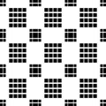 Seamless Square Boxes Pattern Repeated On White Background Fabric Textile Tile Useable Pattern