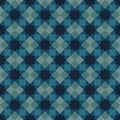 Seamless Square Pattern In Sea Blue Tones Royalty Free Stock Photo