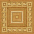 Seamless square tiles wood parquet light brown