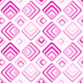 Seamless squares geometric pattern pink