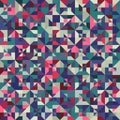 The Seamless Stained Glass Patterns, Abstract Colorful Triangle Patterns Royalty Free Stock Photo