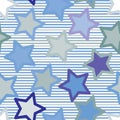 Seamless star pattern