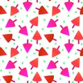 Seamless strawberry icecream pattern texture Royalty Free Stock Photo