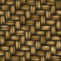 Seamless StrawMat Texture Royalty Free Stock Photo