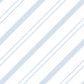 Seamless stripe pattern vector with pixel texture in light blue and white. Diagonal stripes vector for dress, skirt, shorts. Royalty Free Stock Photo