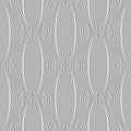 Seamless striped 3D pattern. Geometric convex lines texture