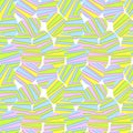 Seamless Striped Easter Eggs