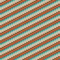 Seamless Striped knitting pattern Royalty Free Stock Photo