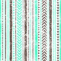 Seamless striped pattern. Summer print for your textiles. Ethnic Royalty Free Stock Photo