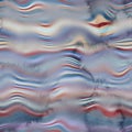 Seamless striped watercolor wet on wet bleed surface pattern design for print