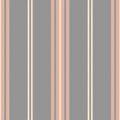 Seamless stripes pattern with herringbone texture in brown, orange, beige. Geometric vertical lines for shirt, dress, jacket. Royalty Free Stock Photo