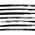 Rough textured brush drawn dry paint black stripes Ãâ¹ÃÆÃÂµ