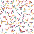 Seamless sugar confetti pattern for fabrics and textiles and linens and gifts and cards and wrapping paper