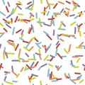 Seamless sugar confetti pattern for fabrics and textiles and linens and gifts and cards and wrapping paper