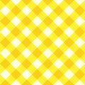 Seamless sunny yellow colors gingham fabric cloth, tablecloth, pattern, swatch, background, or wallpaper with fabric texture