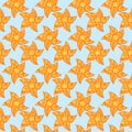 Seamless suns or stars background