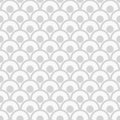 Seamless sushi geometric pattern with circles