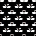 seamless swan pattern