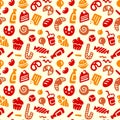 Seamless sweets pattern