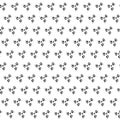 Seamless swirl black and white grafic hand drawn pattern for fabric