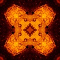 Seamless symmetrical pattern abstract hot stone texture