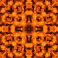 Seamless symmetrical pattern abstract melted wax texture