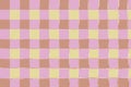 Seamless tablecloth fabric plaid pattern mat floor design checked