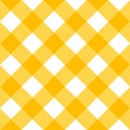 Seamless Tablecloth Yellow Pattern