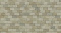 Seamless tan brick wall texture with subtle color variations and horizontal lines Royalty Free Stock Photo