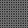 Seamless tangled maze pattern background